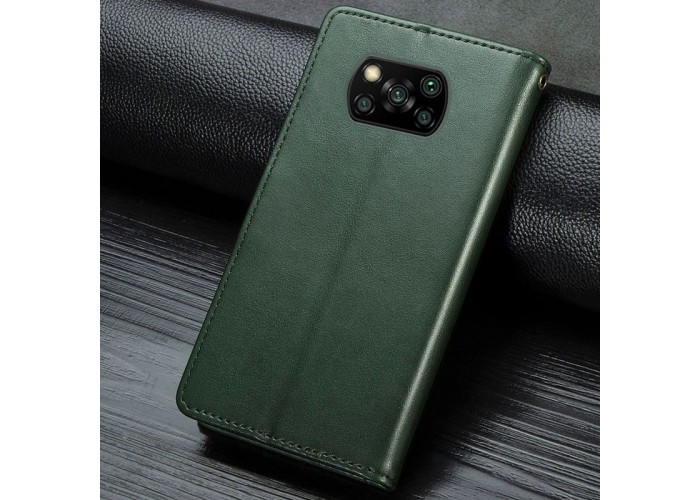 Шкіряний чохол-книжка GETMAN Gallant (PU) для Xiaomi Poco X3 NFC / Poco X3 Pro