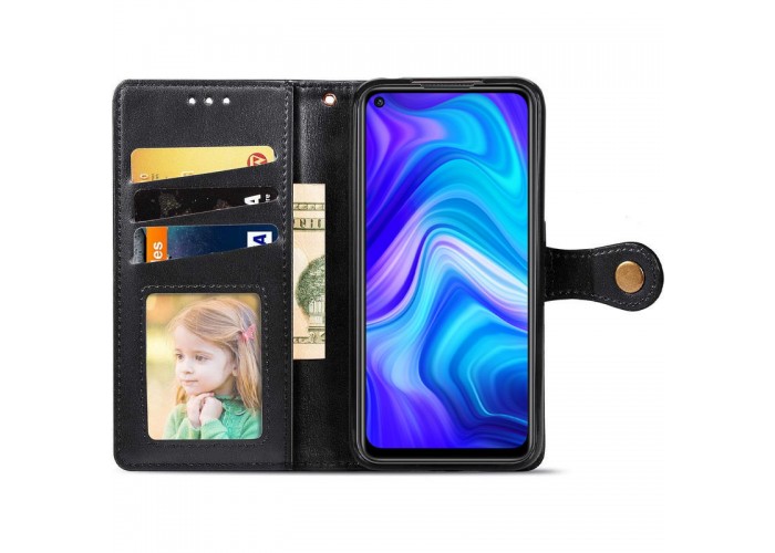 Шкіряний чохол-книжка GETMAN Gallant (PU) для Xiaomi Redmi Note 9 / Redmi 10X