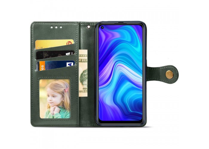 Шкіряний чохол-книжка GETMAN Gallant (PU) для Xiaomi Redmi Note 9 / Redmi 10X