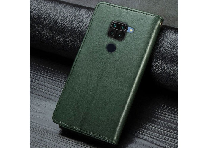 Шкіряний чохол-книжка GETMAN Gallant (PU) для Xiaomi Redmi Note 9 / Redmi 10X
