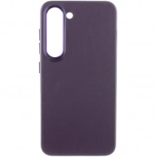 Шкіряний чохол Bonbon Leather Metal Style для Samsung Galaxy S23  Фіолетовий / Dark Purple - 00000065412_7