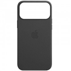 Шкіряний чохол Leather Case (AAA) with MagSafe and Animation для Apple iPhone 17 Pro (6.3")  Black - 00000084183_1