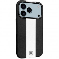 Шкіряний чохол Rally with MagSafe для Apple iPhone 17 Pro (6.3")  Black / White - 00000081025_3