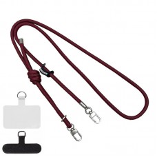 Шнурок із двома кріпленнями (8 мм) 150 см  Maroon - 00000077800_6