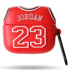 Силіконовий футляр Brand для навушників AirPods 3 + карабін  Jordan Red - 00000065969_3