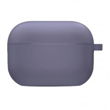 Силіконовий футляр з мікрофіброю для навушників Airpods 3  Сірий / Lavender Gray - 00000053035_23