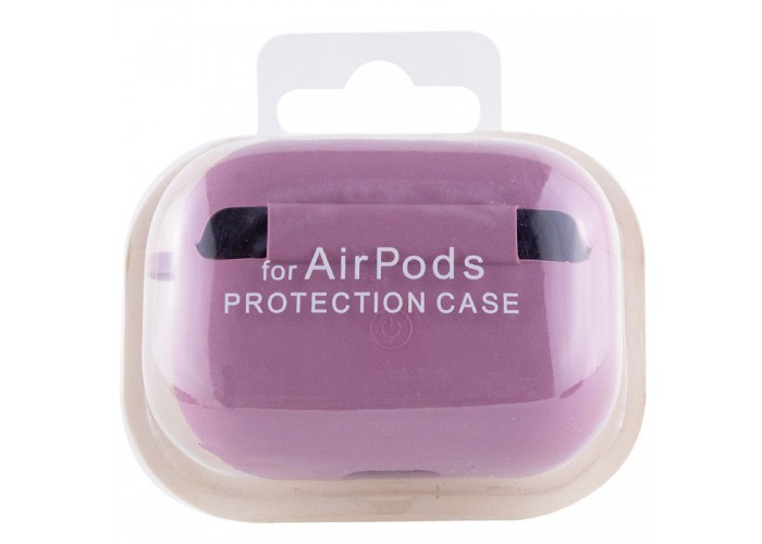 Силіконовий футляр з мікрофіброю для навушників Airpods Pro