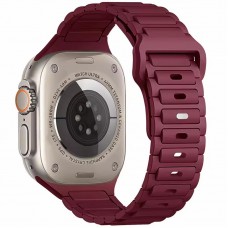 Силіконовий ремінець Defense для Apple Watch 42(ser.1-3)/44/45/46/49mm  Wine Red - 00000085209_5