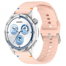 Силіконовий ремінець Wavy для Smart Watch 22mm  Light Pink - 00000077066_8