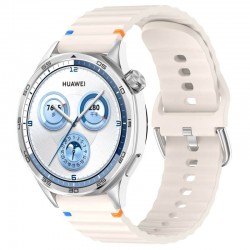 Силіконовий ремінець Wavy для Smart Watch 22mm  Antique White - 00000077066_1