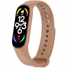 Силіконовий ремінець для Xiaomi Mi Band 7/6/5  Коричневий / Light Brown - 00000077052_34
