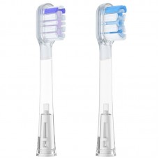 Сменные насадки для электрической зубной щетки Hoco HP64 Acoustic (2шт)  Transparent - 00000084262_1