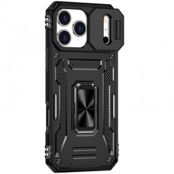 Ударостійкий чохол Camshield Army Ring для Apple iPhone 17 Pro (6.3")  Чорний / Black - 00000086828_6