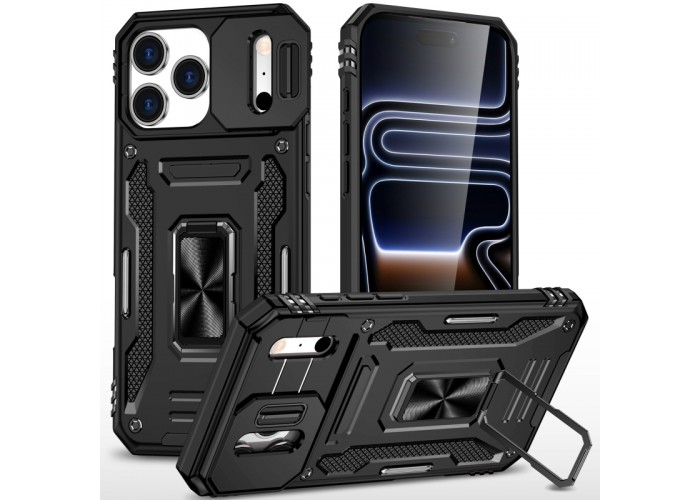 Ударостійкий чохол Camshield Army Ring для Apple iPhone 17 Pro (6.3