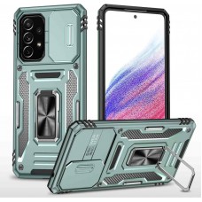 Ударостійкий чохол Camshield Army Ring для Samsung Galaxy A33 5G  Зелений / Light Green - 00000055272_2