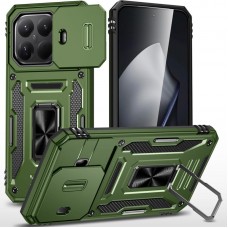Ударостійкий чохол Camshield Army Ring для Xiaomi 15T Pro  Оливковий / Army Green - 00000085649_4