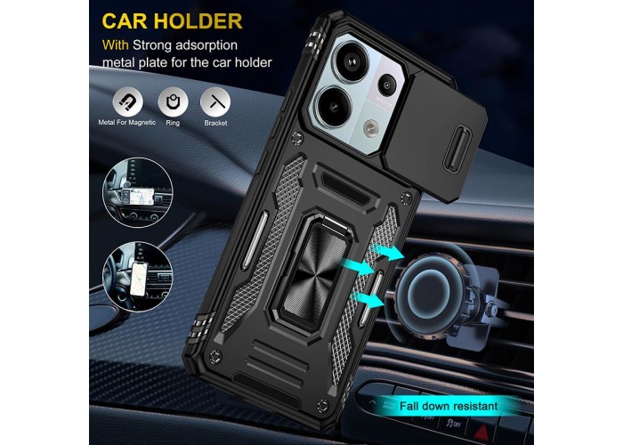 Ударостійкий чохол Camshield Army Ring для Xiaomi Redmi Note 13 4G