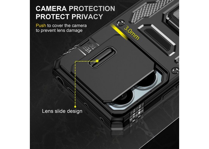 Ударостійкий чохол Camshield Army Ring для Xiaomi Redmi Note 13 4G