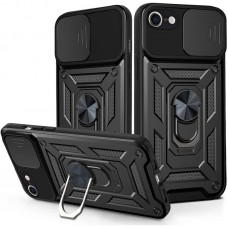 Ударостійкий чохол Camshield Serge Ring для Apple iPhone 7 / 8 / SE (2020) (4.7")  Чорний - 00000057719_7