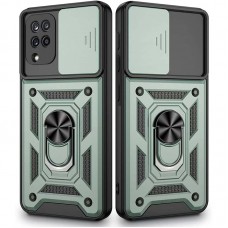 Ударостійкий чохол Camshield Serge Ring для Samsung Galaxy M53 5G  Зелений - 00000054666_2