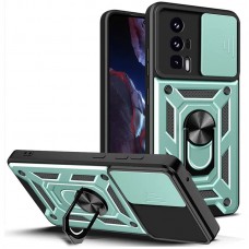 Ударостійкий чохол Camshield Serge Ring для Xiaomi Poco F5 Pro / Redmi K60 / K60 Pro  Зелений - 00000064991_2