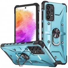 Ударостійкий чохол Pathfinder Ring для Samsung Galaxy A13 4G / A23 4G / M13 4G / M23 5G / A04s  Блакитний / Light Blue - 00000057423_1