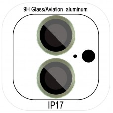 Захисне скло Metal Classic на камеру (у упак.) для Apple iPhone 17 (6.3")  Салатовий / Light Green - 00000080471_5