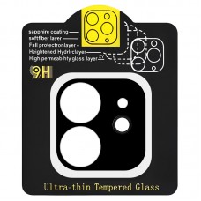 Захисне скло на камеру Full Block (тех.пак) для Apple iPhone 11 (6.1")  Чорний - 00000052617_3