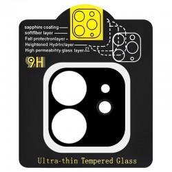 Захисне скло на камеру Full Block (тех.пак) для Apple iPhone 11 (6.1")  Чорний - 00000052617_3