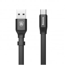 Дата кабель Baseus Nimble Portable USB to Type-C 3A (23см) (CATMBJ)  Черный - 00000023863_1