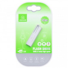 Флеш накопитель USAMS US-ZB098 32Gb Aluminum Alloy USB High Speed Flash  Серебряный - 00000034476_1