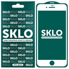 Защитное стекло SKLO 5D для Apple iPhone 7 plus / 8 plus (5.5")  Белый / Белая подложка - 00000035421_1