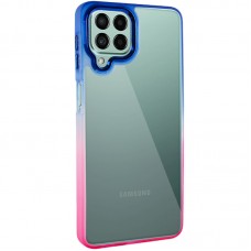 Чехол TPU+PC Fresh sip series для Samsung Galaxy M53 5G  Розовый / Синий - 00000057250_4