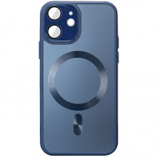 Чехол TPU+Glass Sapphire Midnight with MagSafe для Apple iPhone 11 (6.1")  Синий / Deep navy - 00000065440_6