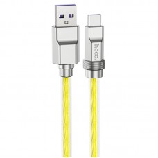 Дата кабель Hoco U113 Solid 100W USB to Type-C (1m)  Gold - 00000069088_3