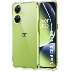 TPU чехол GETMAN Ease logo усиленные углы Full Camera для OnePlus Nord CE 3 Lite  Бесцветный (прозрачный) - 00000071946_1