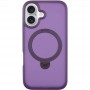 TPU+PC чехол Metal Buttons with MagSafe Colorful HQ Ring для Apple iPhone 16 (6.1