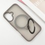 TPU+PC чехол Metal Buttons with MagSafe Colorful HQ Ring для Apple iPhone 16 (6.1