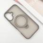 TPU+PC чехол Metal Buttons with MagSafe Colorful HQ Ring для Apple iPhone 16 (6.1