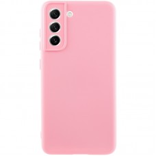 Чехол TPU GETMAN Liquid Silk Full Camera для Samsung Galaxy S21 FE  Розовый / Pink - 00000074062_7