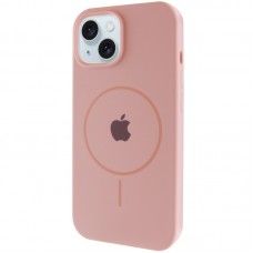 Чохол Silicone Case Full Protective (AA) with MagSafe для Apple iPhone 14 Plus (6.7")  Рожевий / Pink Sand - 00000076432_19