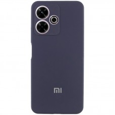 Чохол Silicone Cover Lakshmi Full Camera (AA) with logo для Xiaomi Redmi 13 4G / Poco M6 4G  Синій / Midnight blue - 00000078185_5