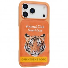 TPU+PC чохол Animal Club для Apple iPhone 16 Pro Max (6.9")  Hermes Orange - 00000082647_3