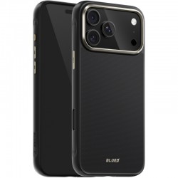 TPU+PC чохол Blueo Aramid Fiber with MagSafe для Apple iPhone 17 Pro (6.3")  Black - 00000085979_1