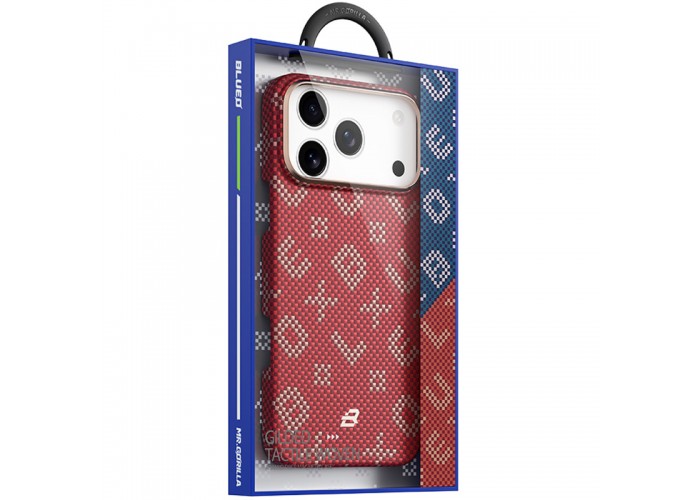 TPU+PC чохол Blueo Gilded Tactile Woven with MagSafe для Apple iPhone 17 Pro Max (6.9