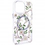 TPU+PC чохол Clear Garden with MagSafe для Apple iPhone 16 Pro Max (6.9