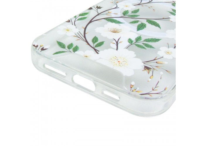 TPU+PC чохол Clear Garden with MagSafe для Apple iPhone 16 Pro Max (6.9