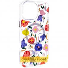 TPU+PC чохол Clear Garden with MagSafe для Apple iPhone 17 Air (6.5")  Tropical Art - 00000080897_3