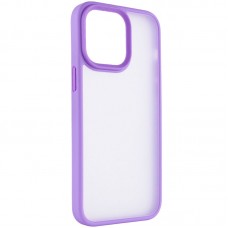 TPU+PC чохол Metal Buttons для Apple iPhone 13 Pro (6.1")  Бузковий - 00000049105_7
