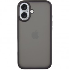 TPU+PC чохол Metal Buttons для Apple iPhone 16 (6.1")  Чорний - 00000073088_10